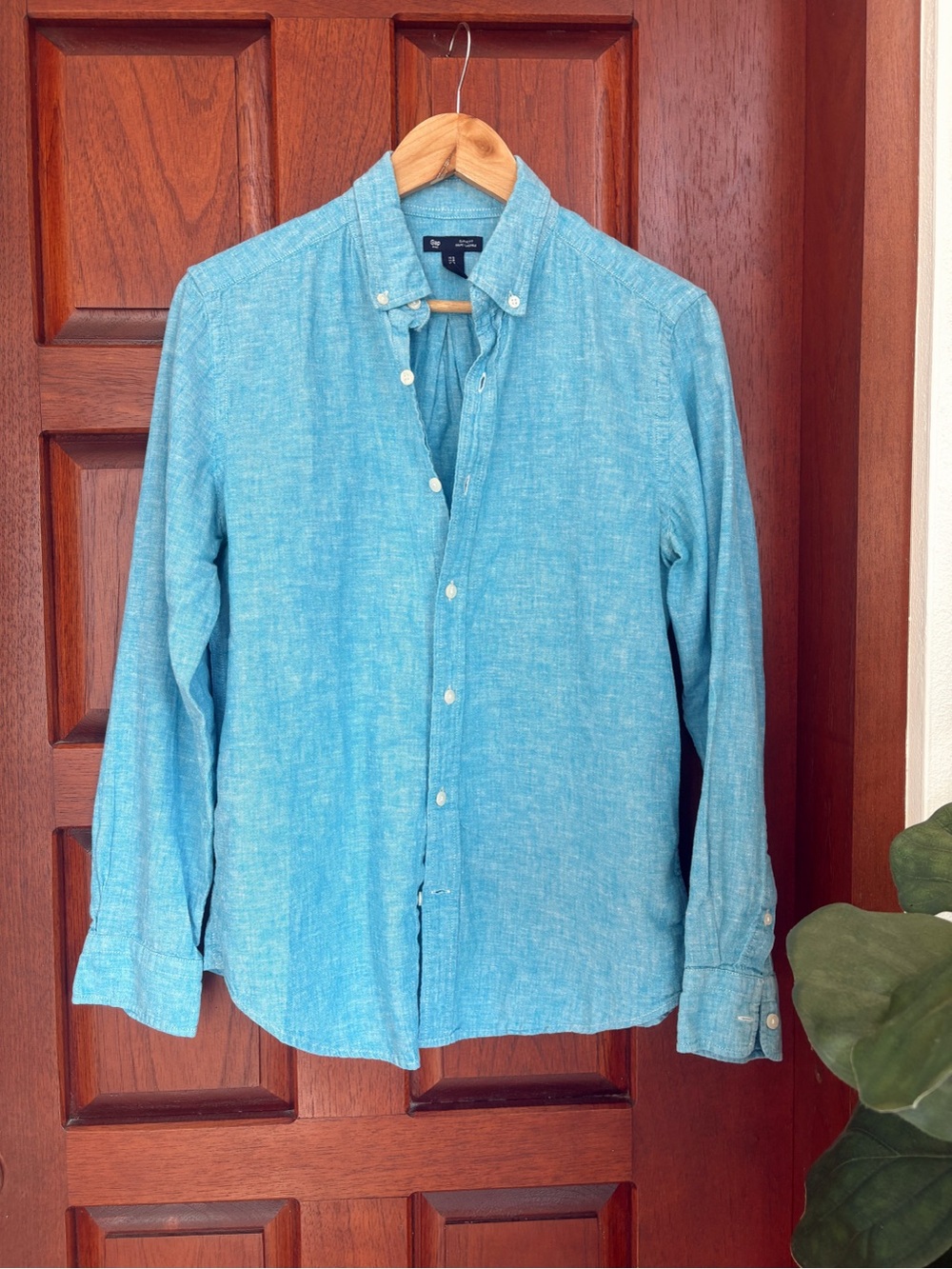 GAP Light Blue Button-Down Shirt